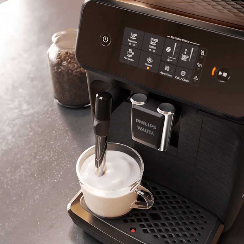 Philips Walita Série 1200  Philips Walita Máquina de café   Cafeteira Espresso Superautomática Philips Walita Série 1200 - EP1220 Quer uma cafeteira automática com estilo e funcionalidade? A Cafeteira Espresso Superautomática Philips Walita Série 1200 une tradição e praticidade para seus cafés diários!

  Cafeteira Espresso,  Superautomática,  Philips Walita, Série 1200 - EP1220 Espresstek Ribeirão Preto